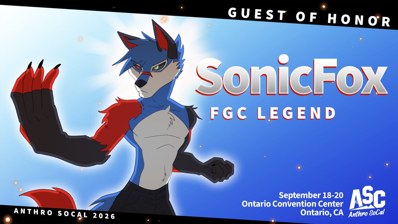 Photo of Ontario Convention Center with furries walking around the hallway